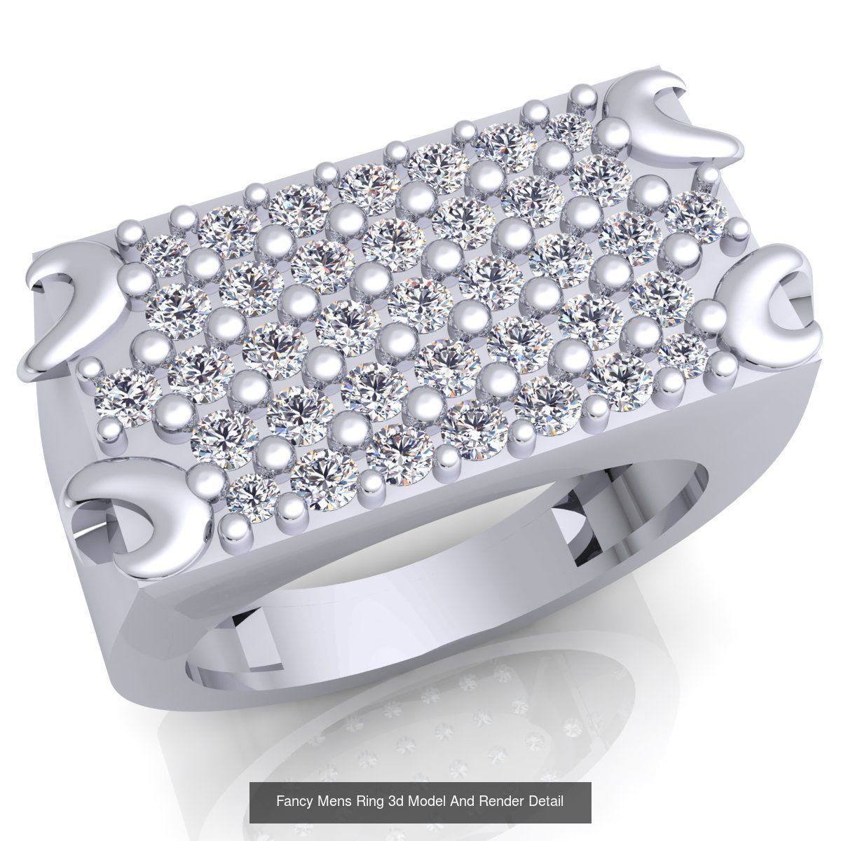 98 Fancy Ring Collection And Render Detail _158