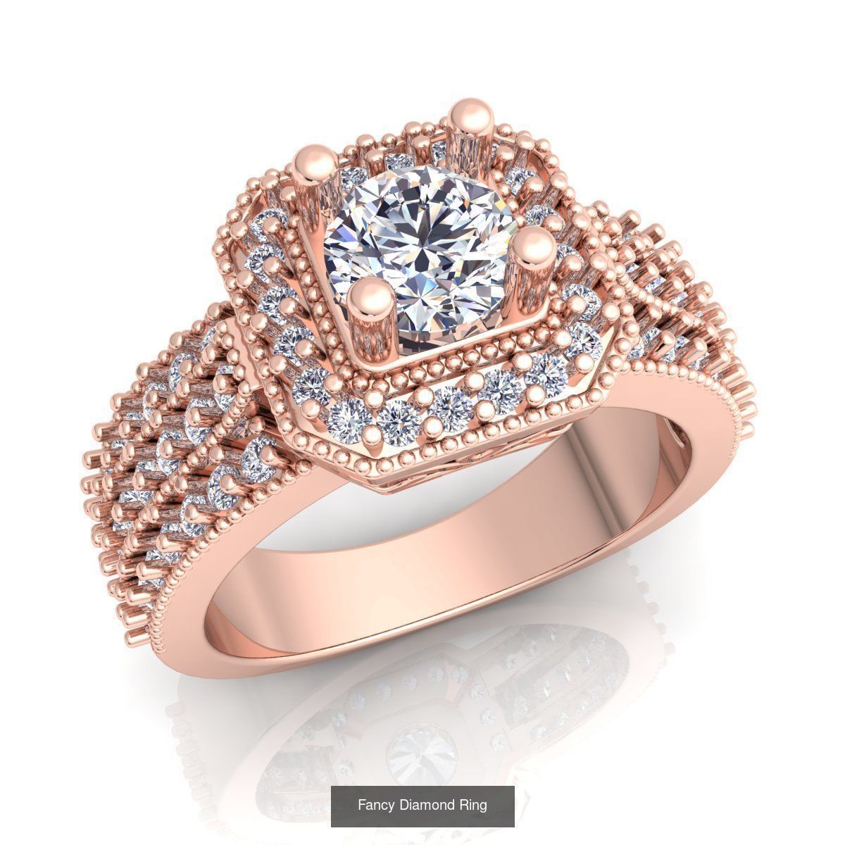 98 Fancy Ring Collection And Render Detail _35