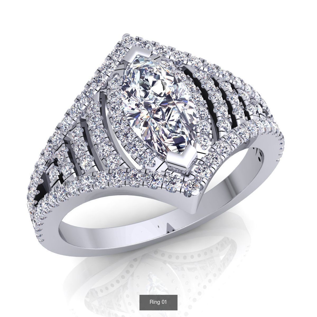 98 Fancy Ring Collection And Render Detail _89