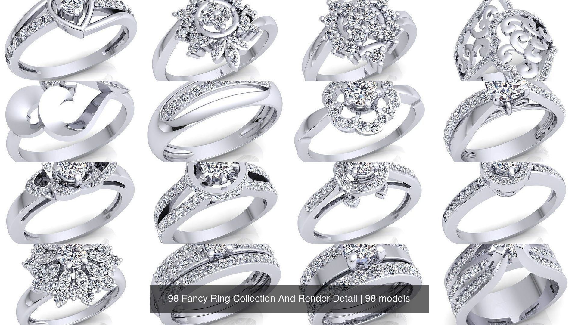 98 Fancy Ring Collection And Render Detail _8