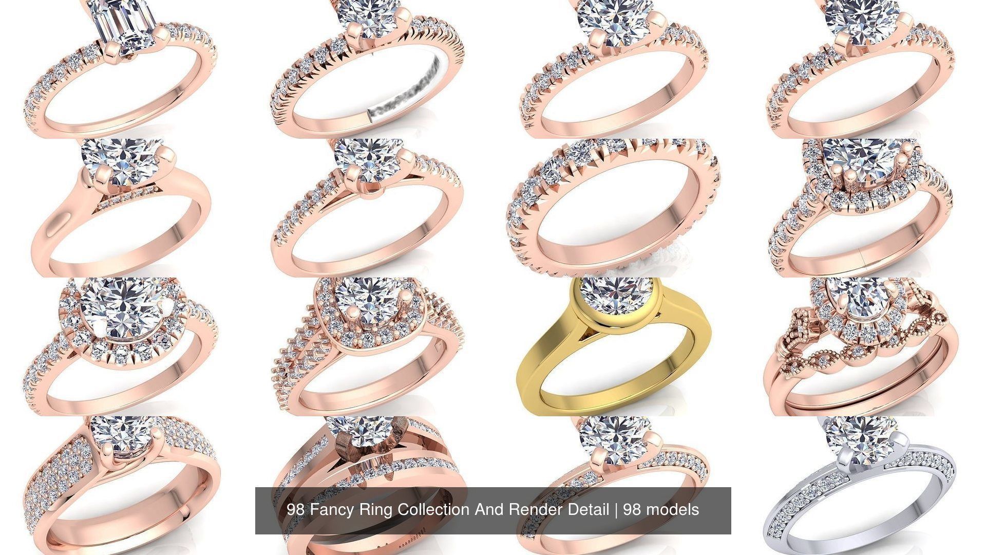 98 Fancy Ring Collection And Render Detail _3