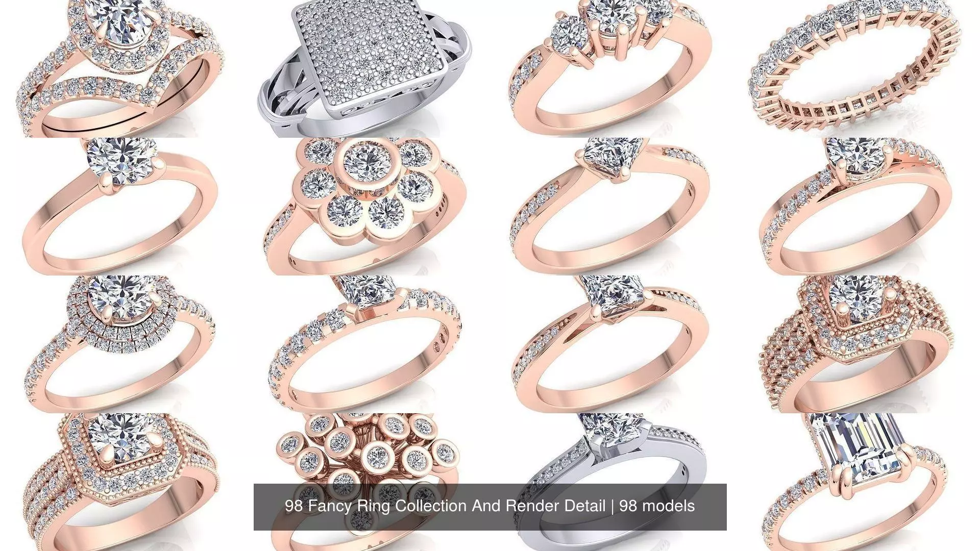 98 Fancy Ring Collection And Render Detail _1