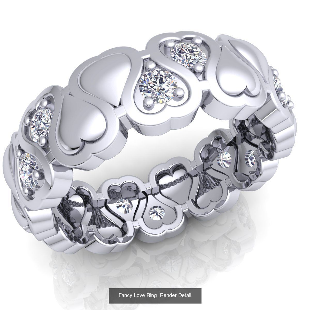 98 Fancy Ring Collection And Render Detail _151