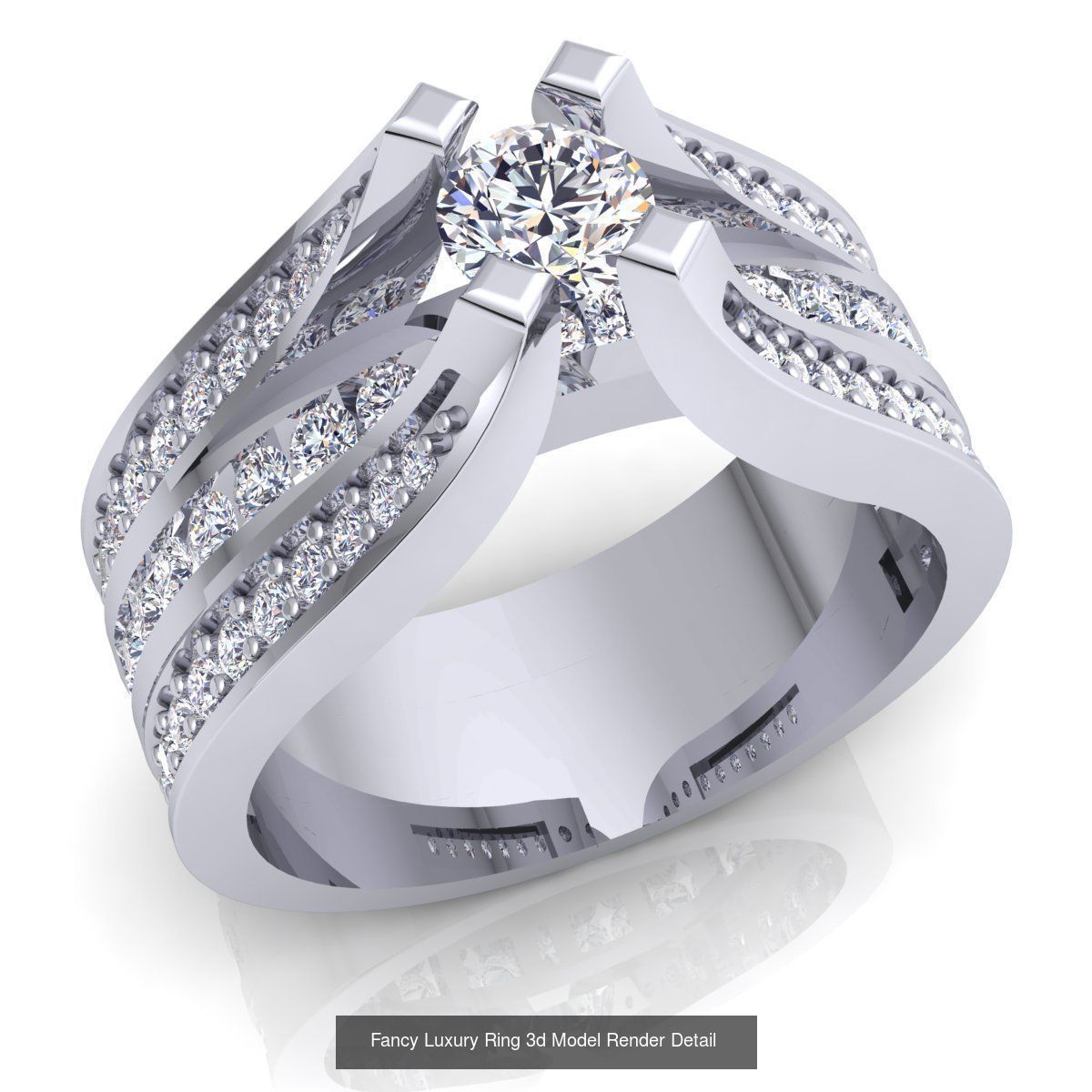 98 Fancy Ring Collection And Render Detail _148