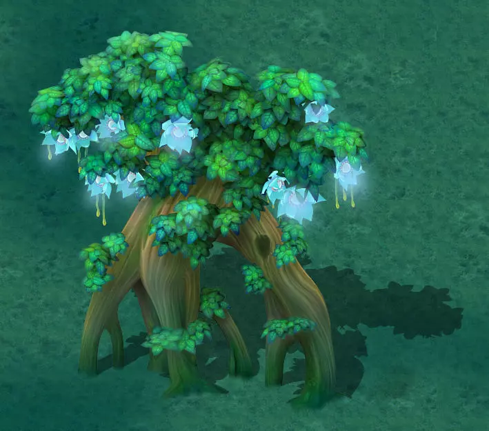 Cartoon Edition - Wizard Tree 3D model_0