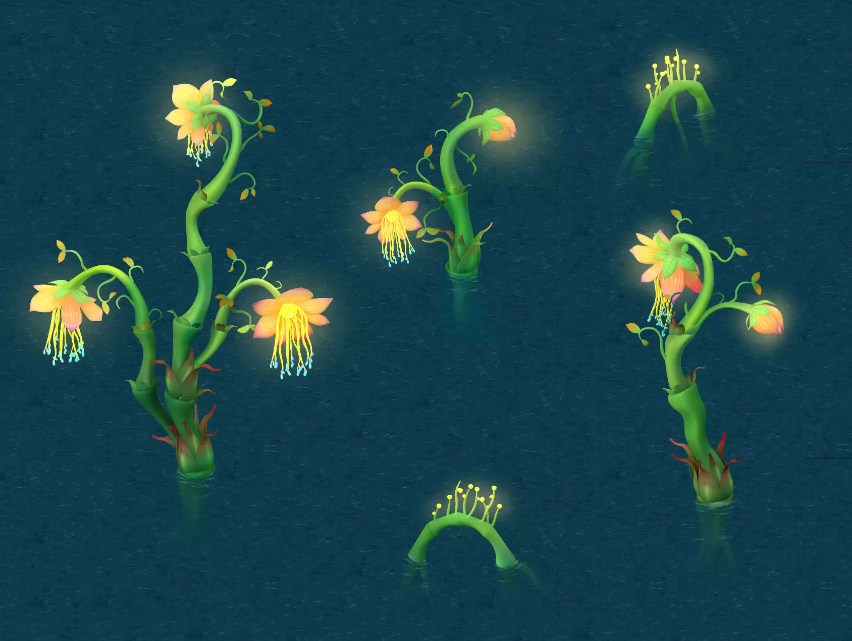 Cartoon version - dragon blue 3D model_0