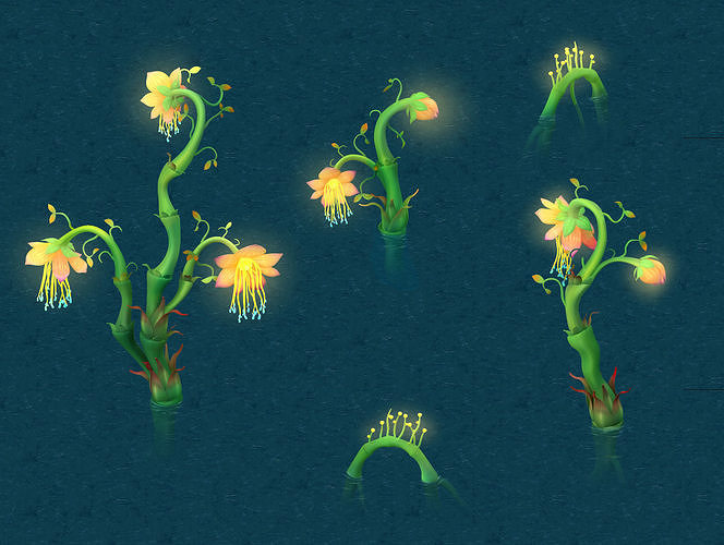 Cartoon version - dragon blue 3D model