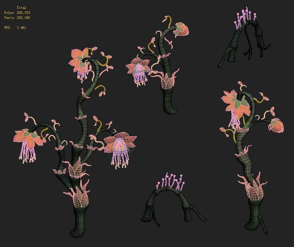 Cartoon version - dragon blue 3D model_5