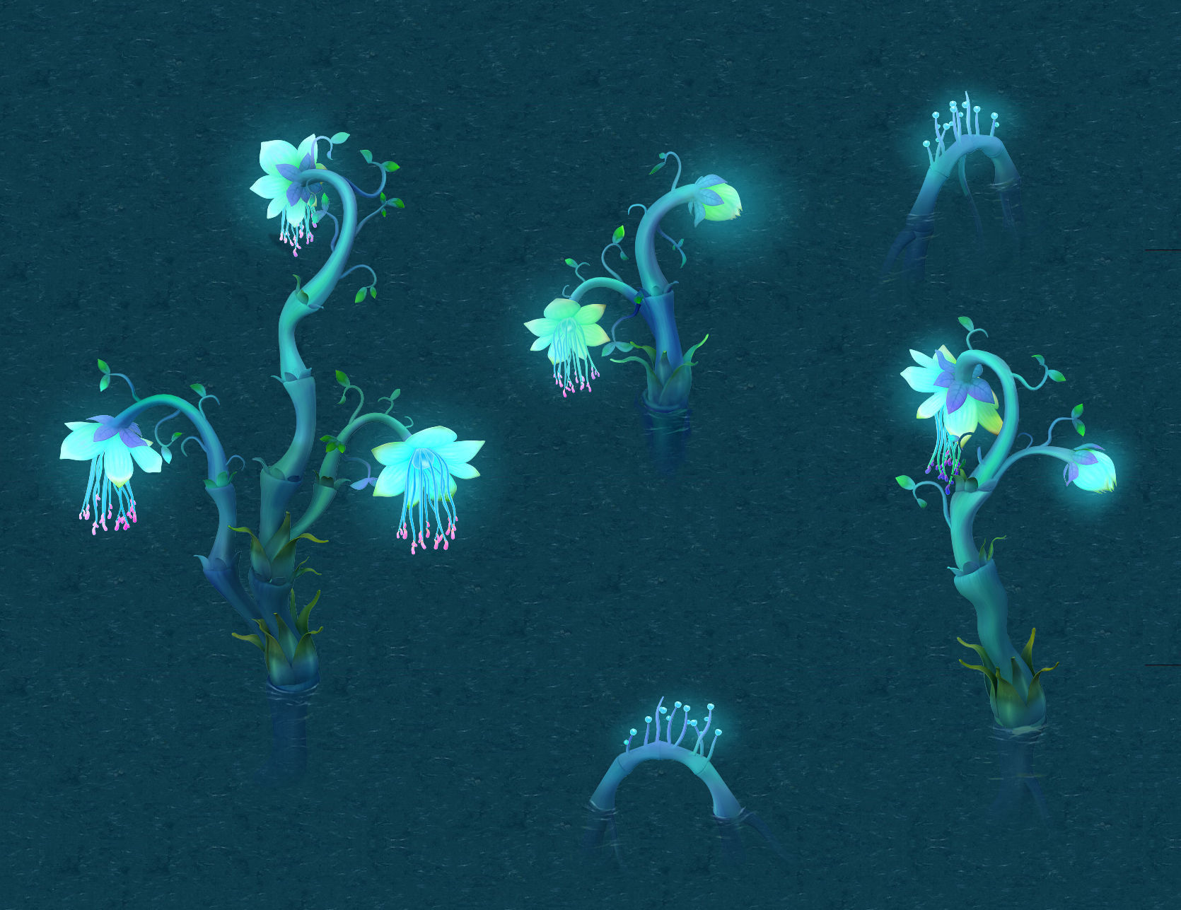 Cartoon version - dragon blue 3D model_2