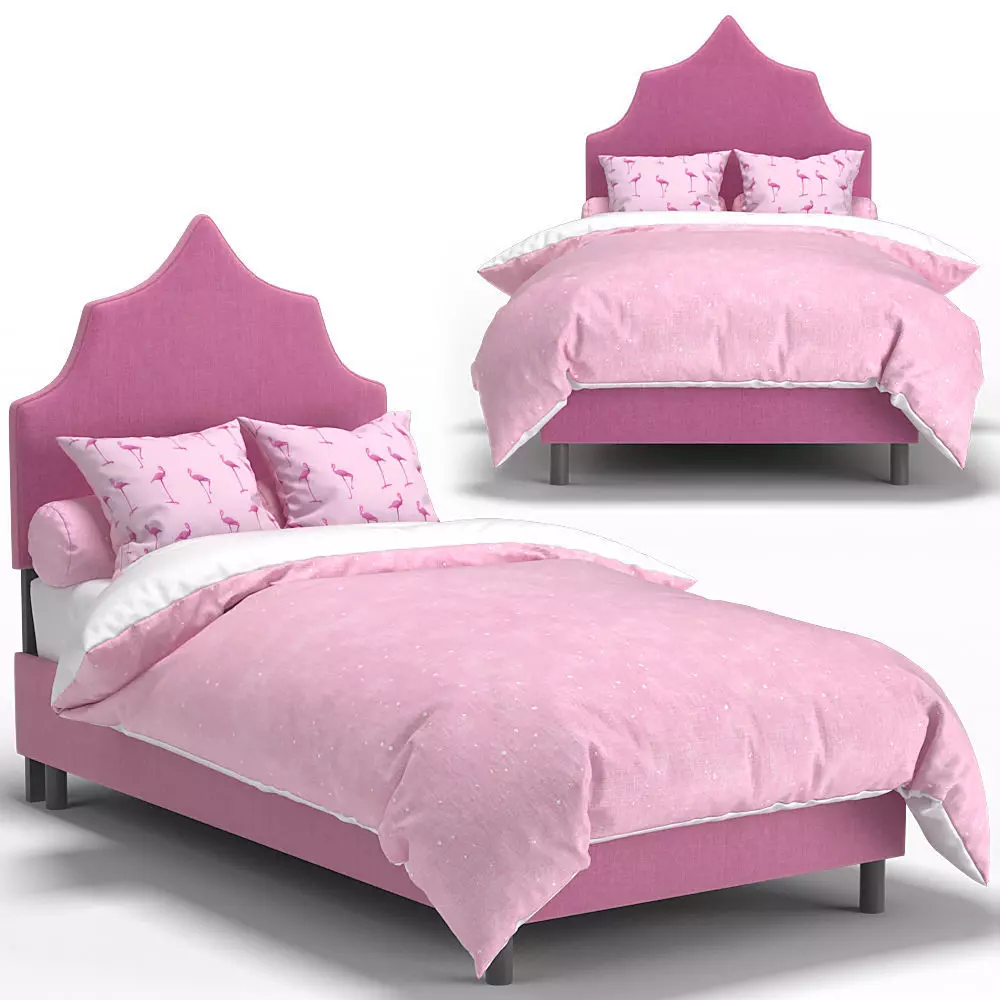 ONE KINGS LANE Camille Kids Bed 3D model_0