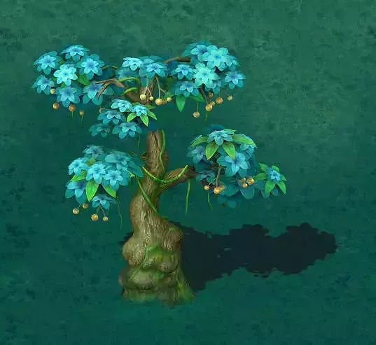 Cartoon version - wonderful fruit tree 03