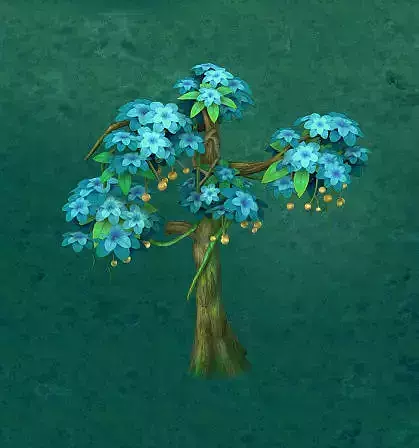 Cartoon version - wonderful fruit tree 05