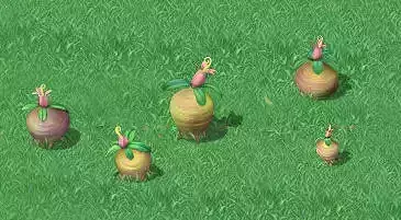 Cartoon version - brain residual variant flowers