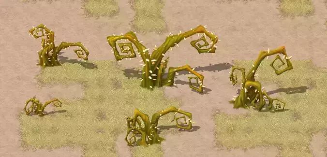 Cartoon version - dune rattan