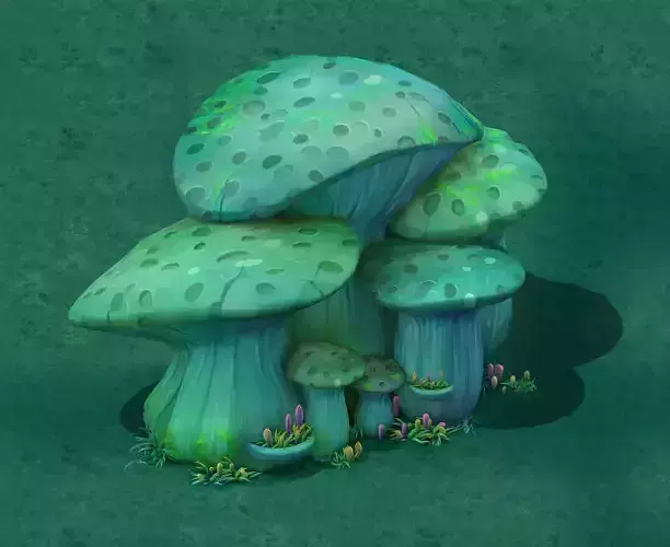 rtoon Edition - Ancient Nu Wa Mushroom Fossil 02