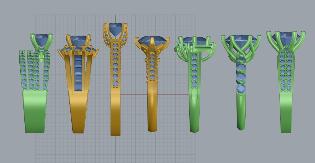  ring jewelry 3D print model_1