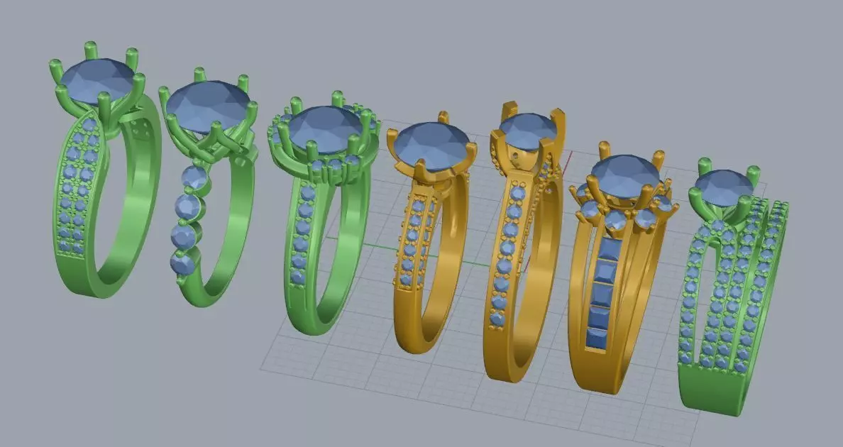  ring jewelry 3D print model_0