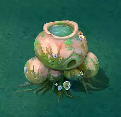Cartoon version - petrol spores 03 3D model