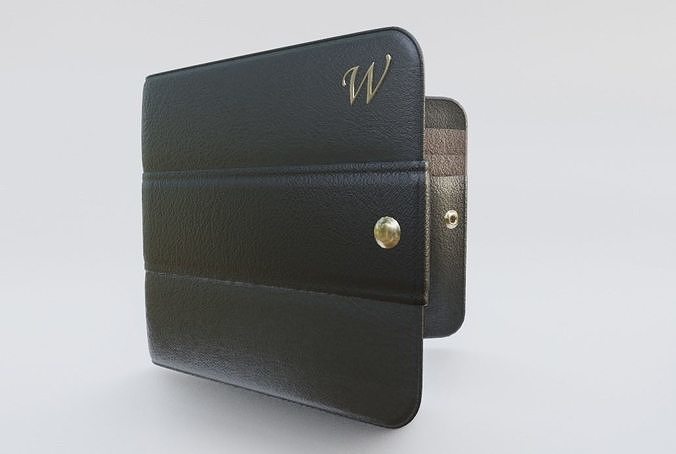 Bicolor Billfold Wallet  3D model