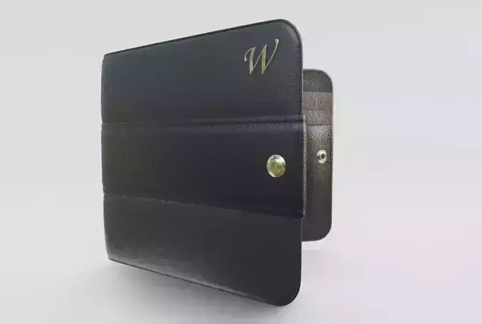 Bicolor Billfold Wallet  3D model