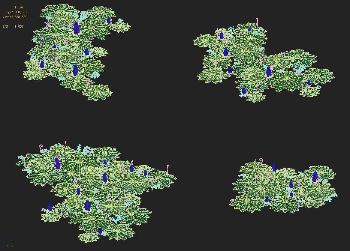 Cartoon version - lizard strawberry 3D model_5