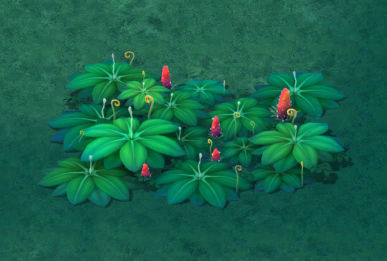 Cartoon version - lizard strawberry 3D model_1