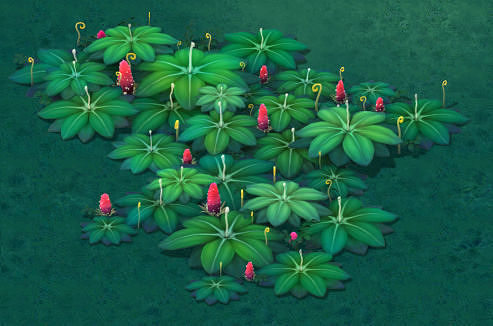 Cartoon version - lizard strawberry 3D model