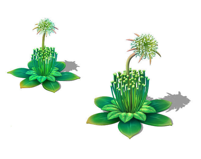Cartoon Edition - Fairy Dandelion 3D model_1