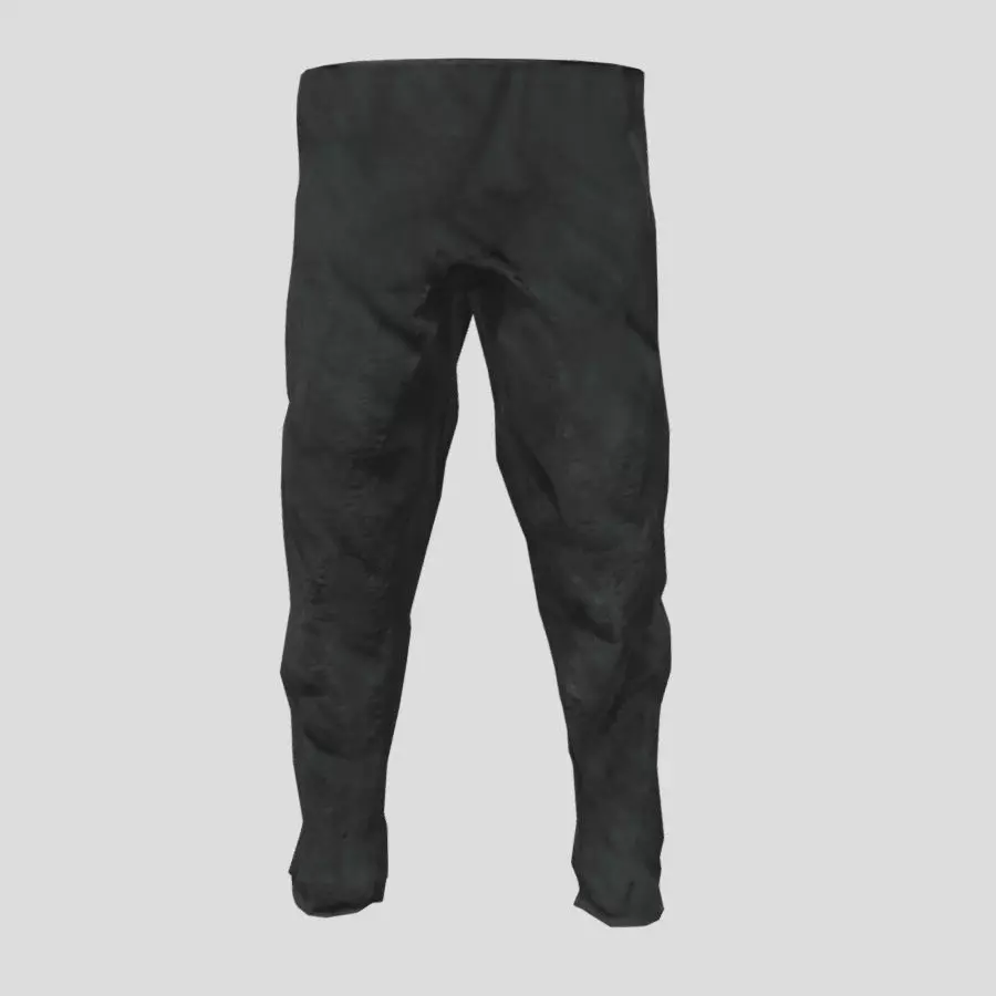 Pants pair of Low-poly 3D model_0