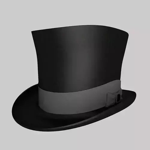 Fancy Top Hat Package 3D model