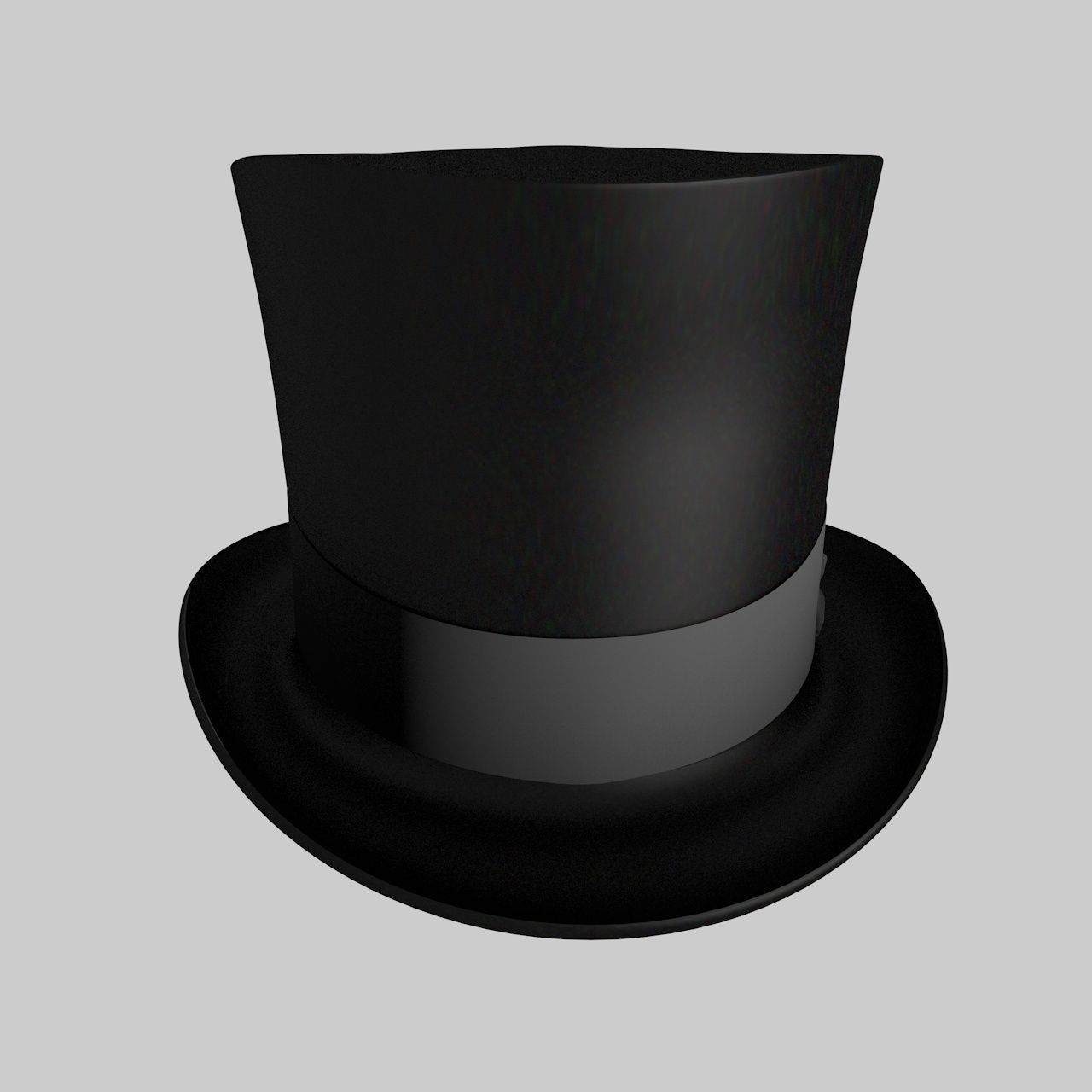 Fancy Top Hat Package 3D model_1
