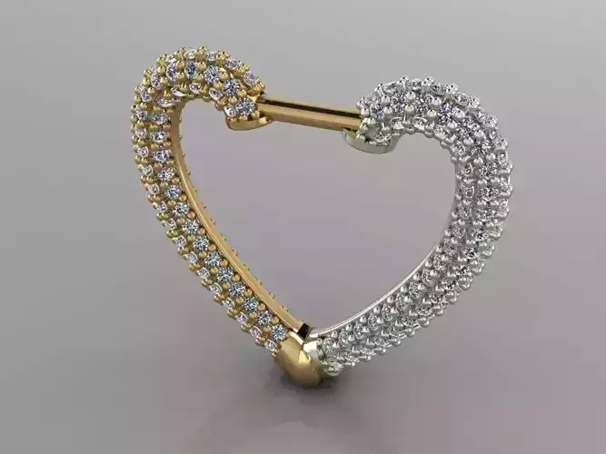 GC GOLD E060- Diamond Cartilage Earring