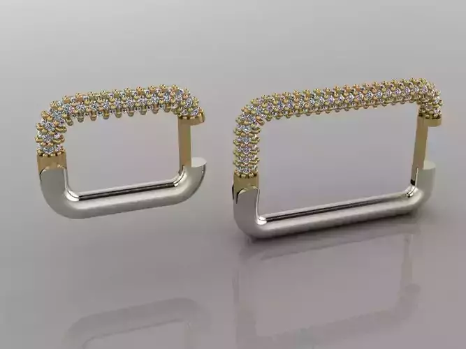 GC GOLD E061- Diamond Cartilage Earring