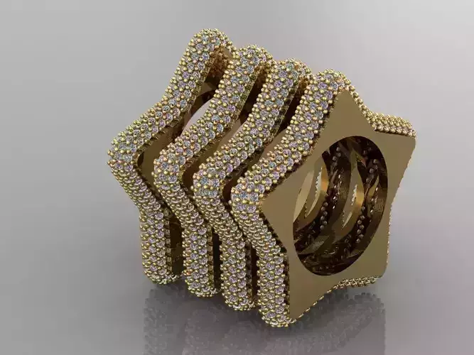 GC GOLD E062- Diamond Cartilage Earring