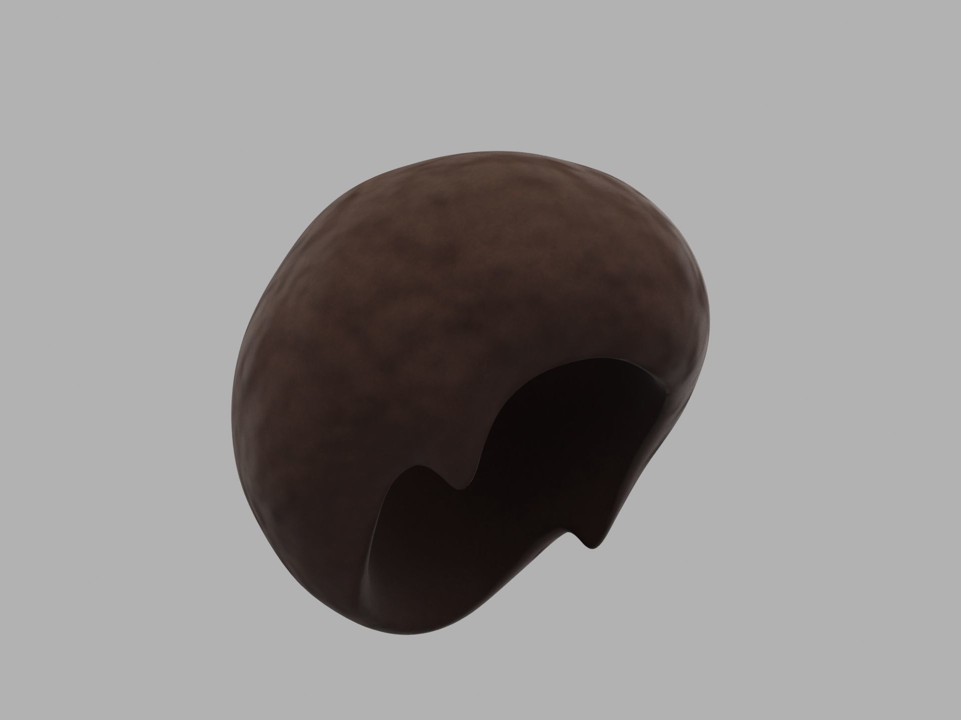 Afro Hair 3D model_2
