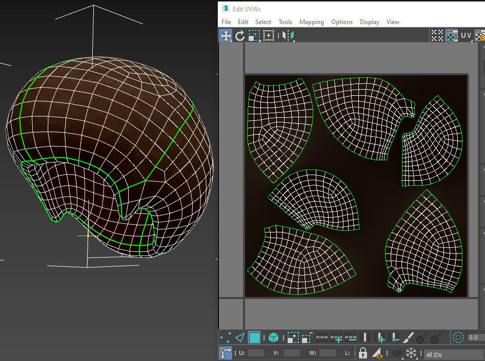 Afro Hair 3D model_13