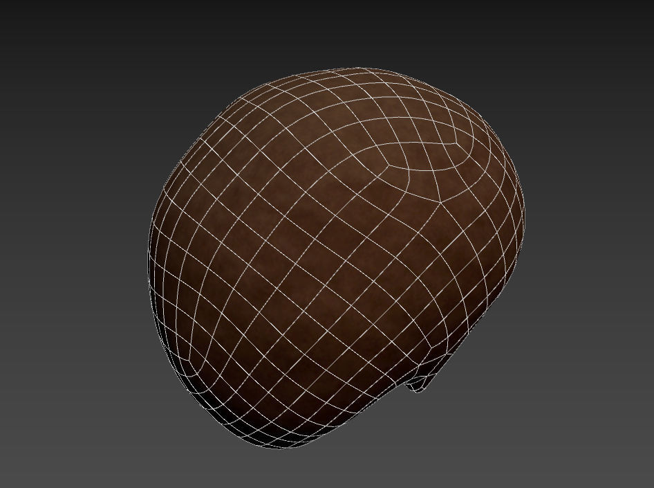 Afro Hair 3D model_9