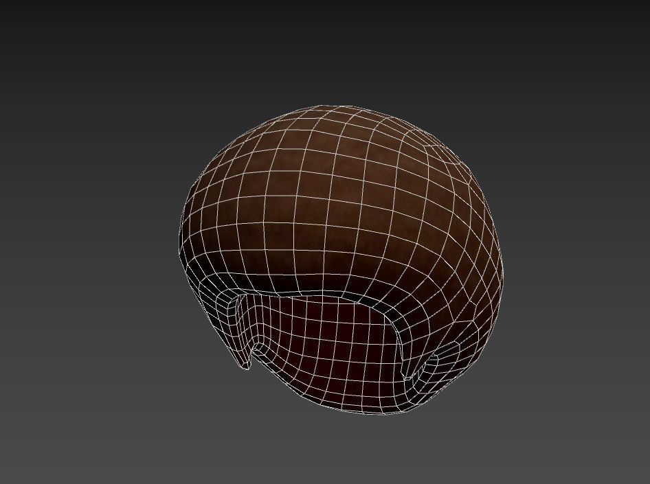 Afro Hair 3D model_6