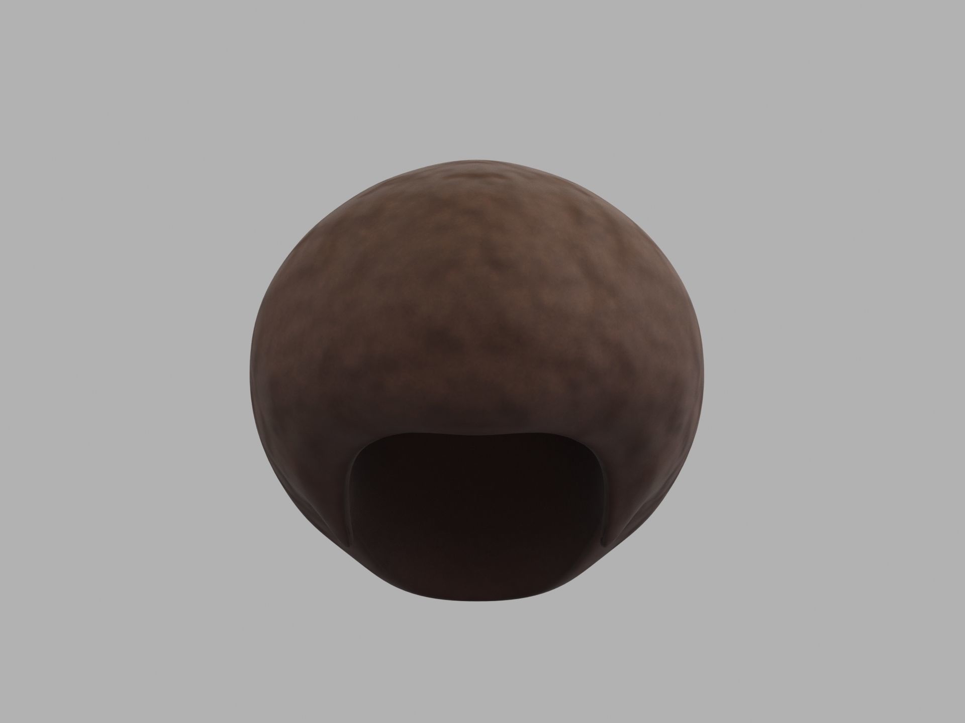 Afro Hair 3D model_1