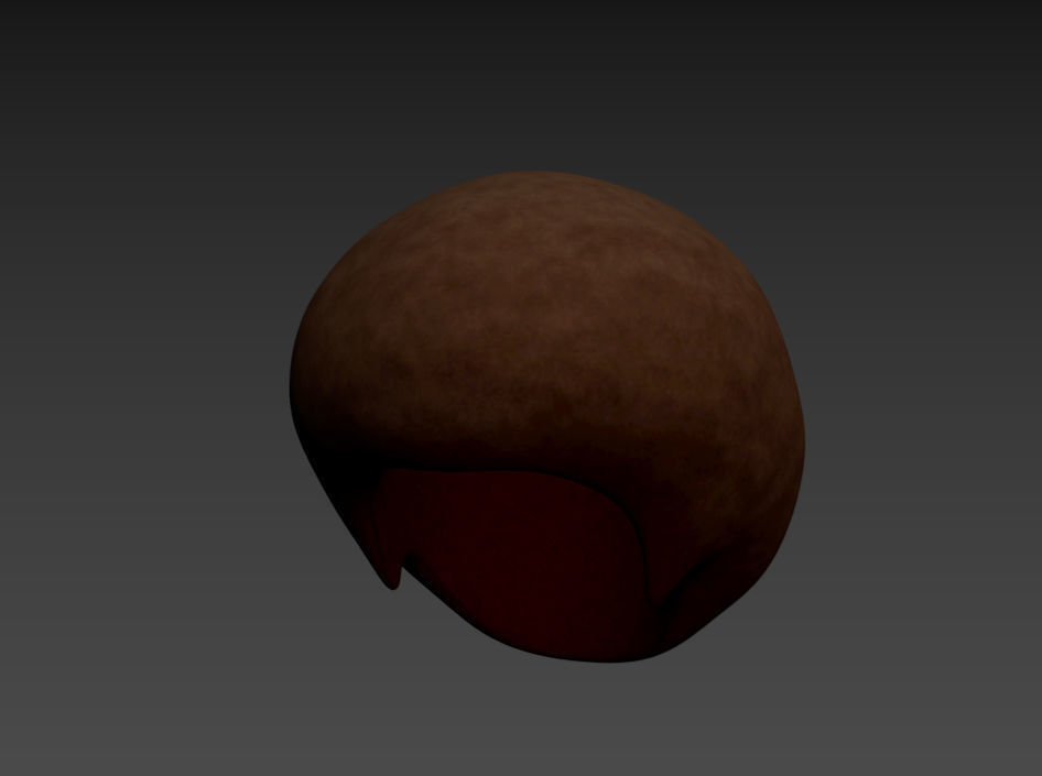 Afro Hair 3D model_5