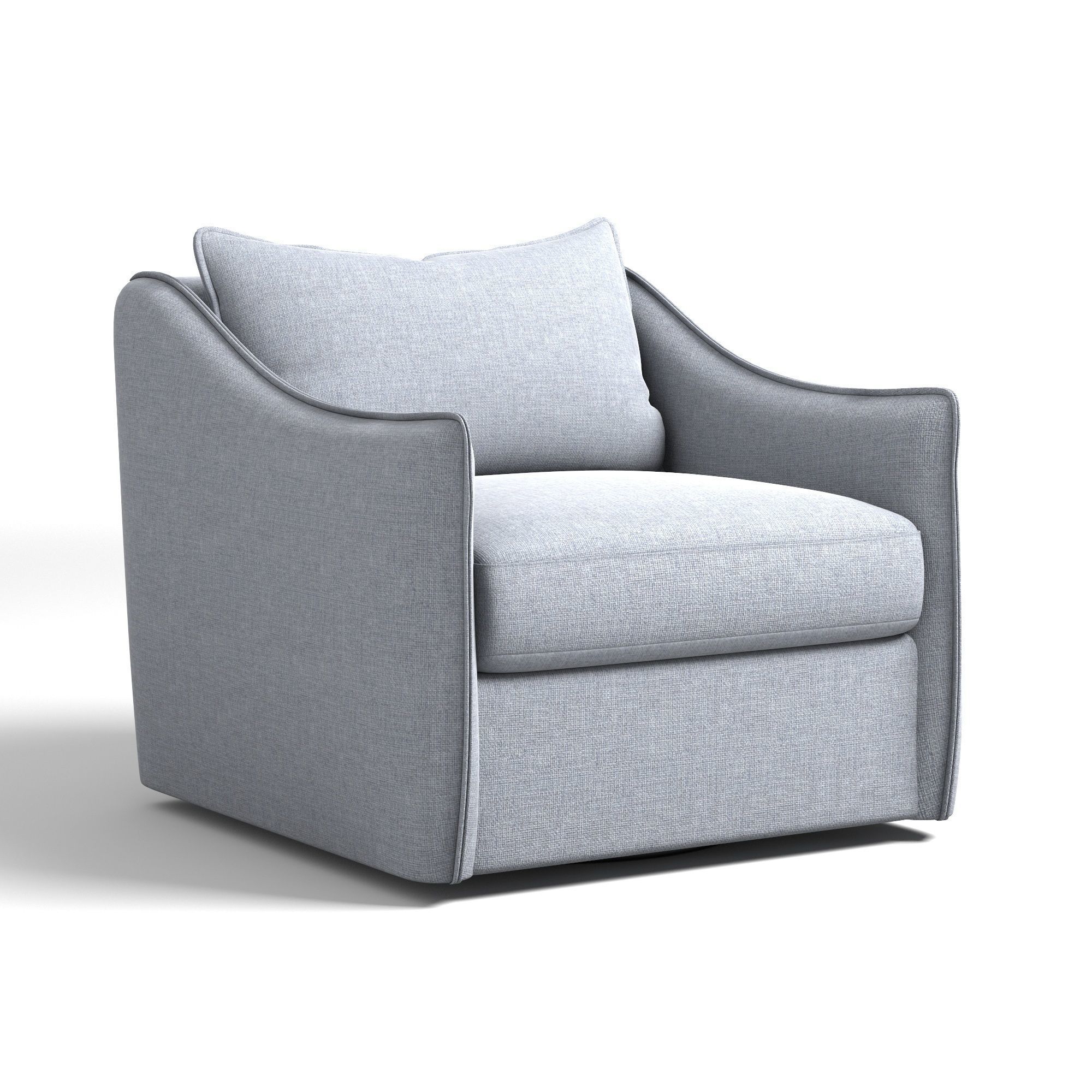 Bernhardt Joli Swivel Chair Low-poly 3D model_1