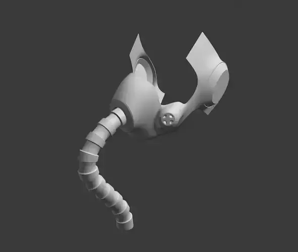 light filte respirator 3D model