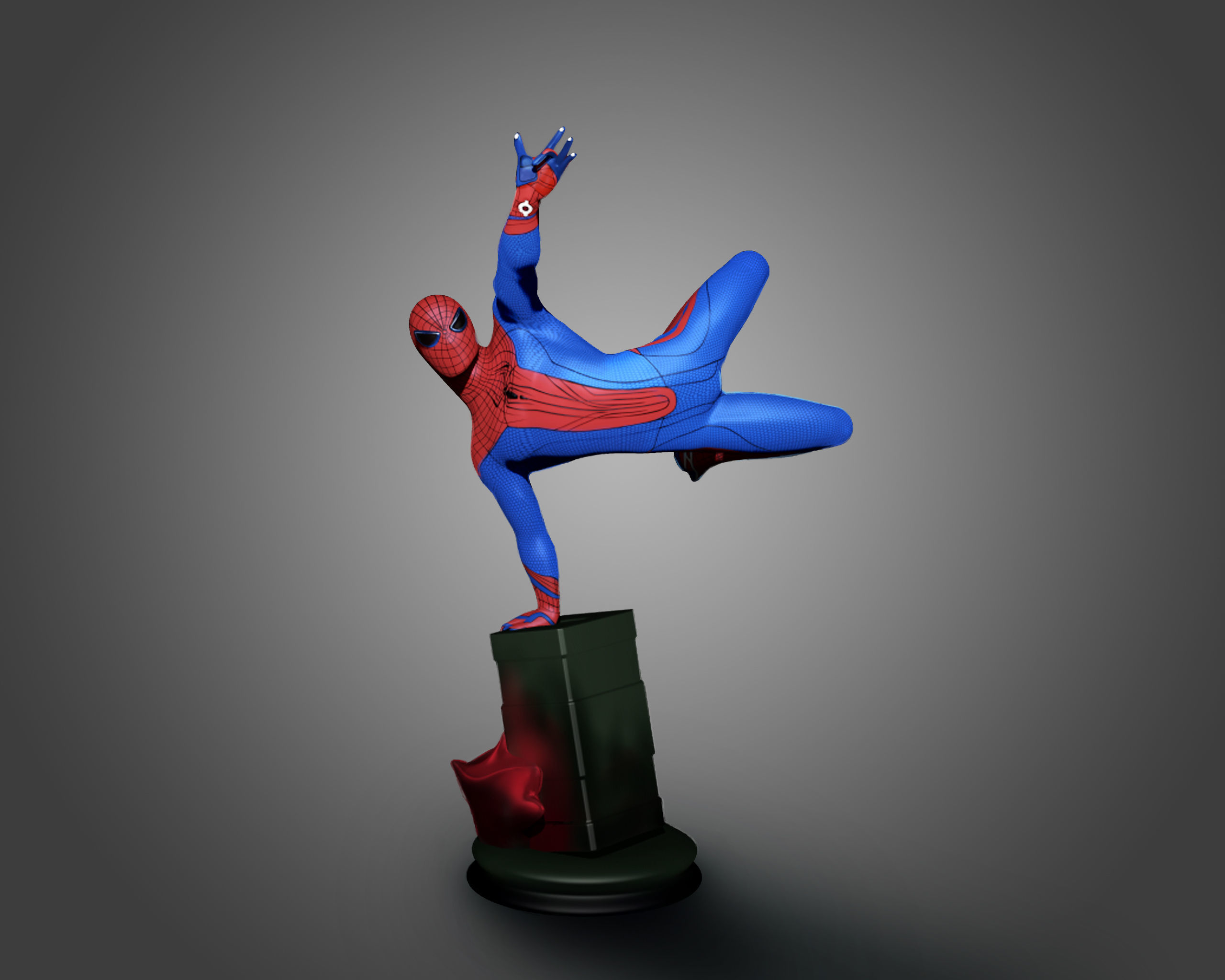 3D Digital Printing Spider Man 3D print model_3