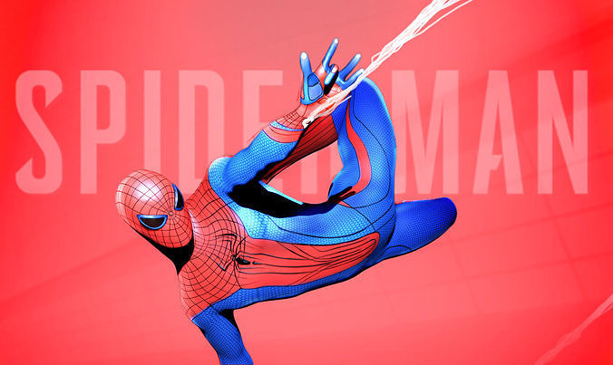 3D Digital Printing Spider Man 3D print model