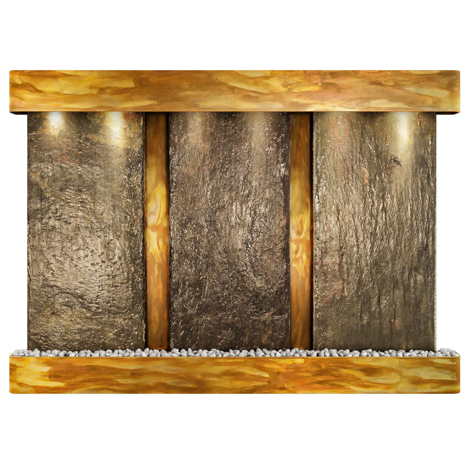 Wall Watter Waterfall 3D model_1