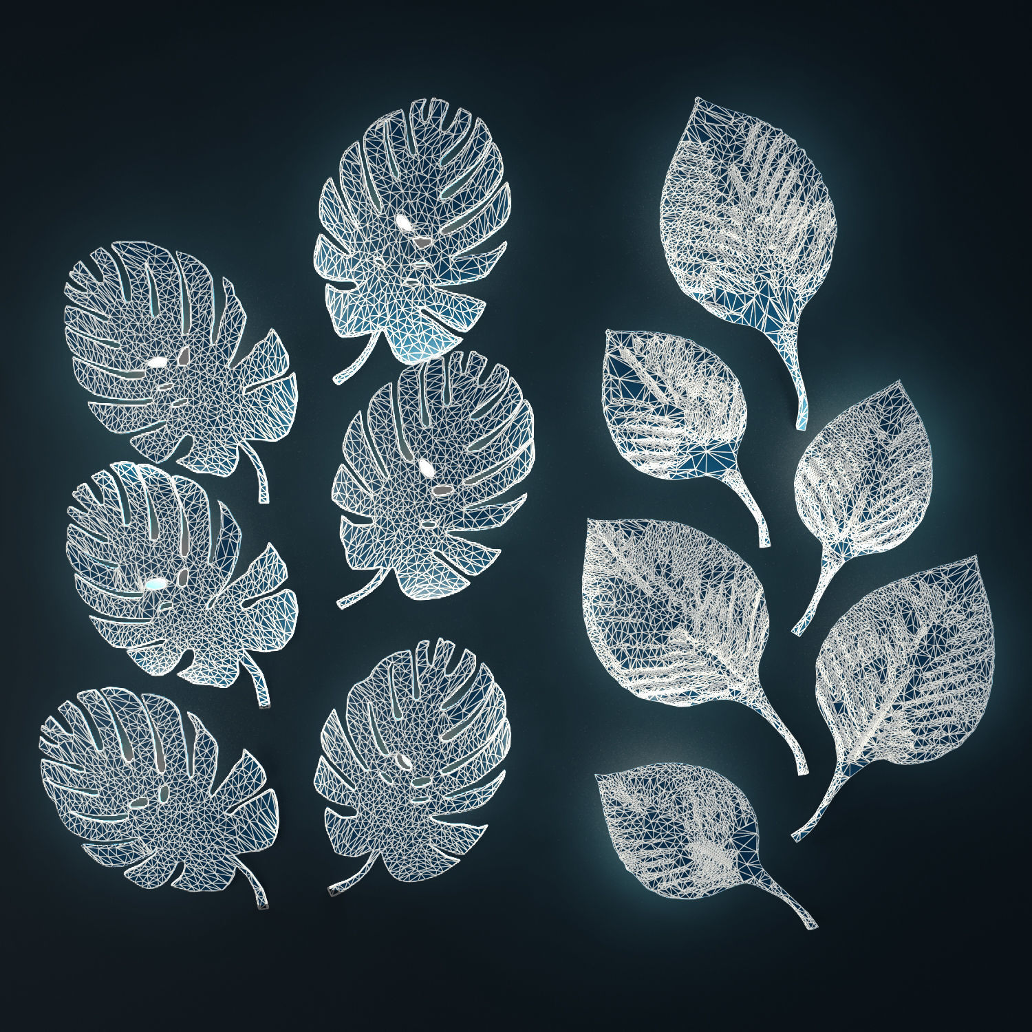 Eurolamp Art Luxury Leaves 3D model_1