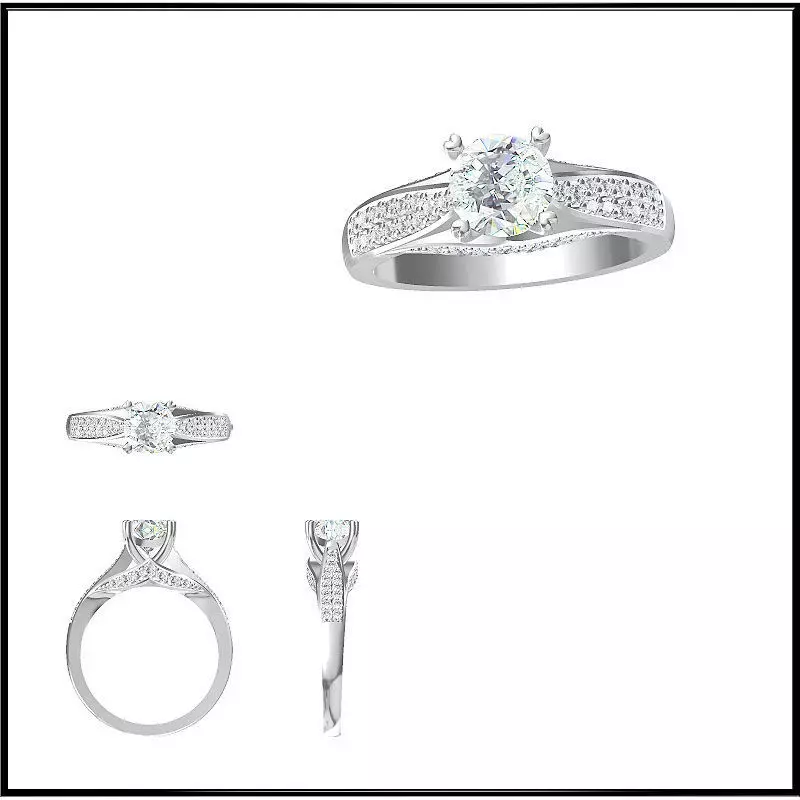 JCD Format Amazing promise ring metal file for jewelry making 3D model ...