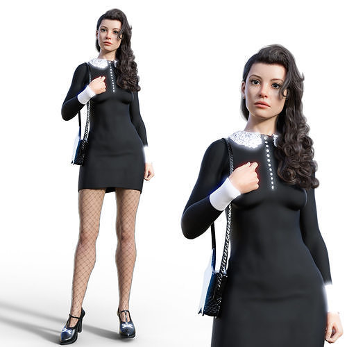 Girl 03 3D model
