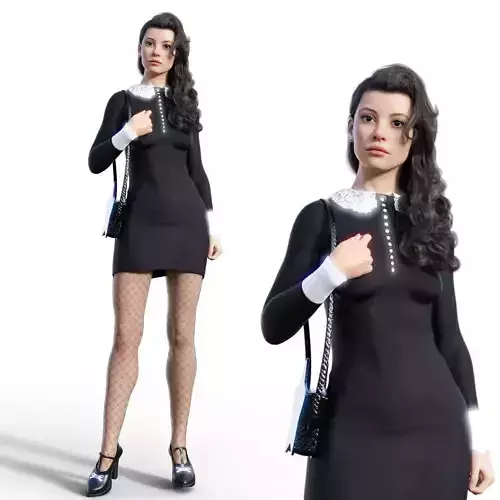Girl 03 3D model