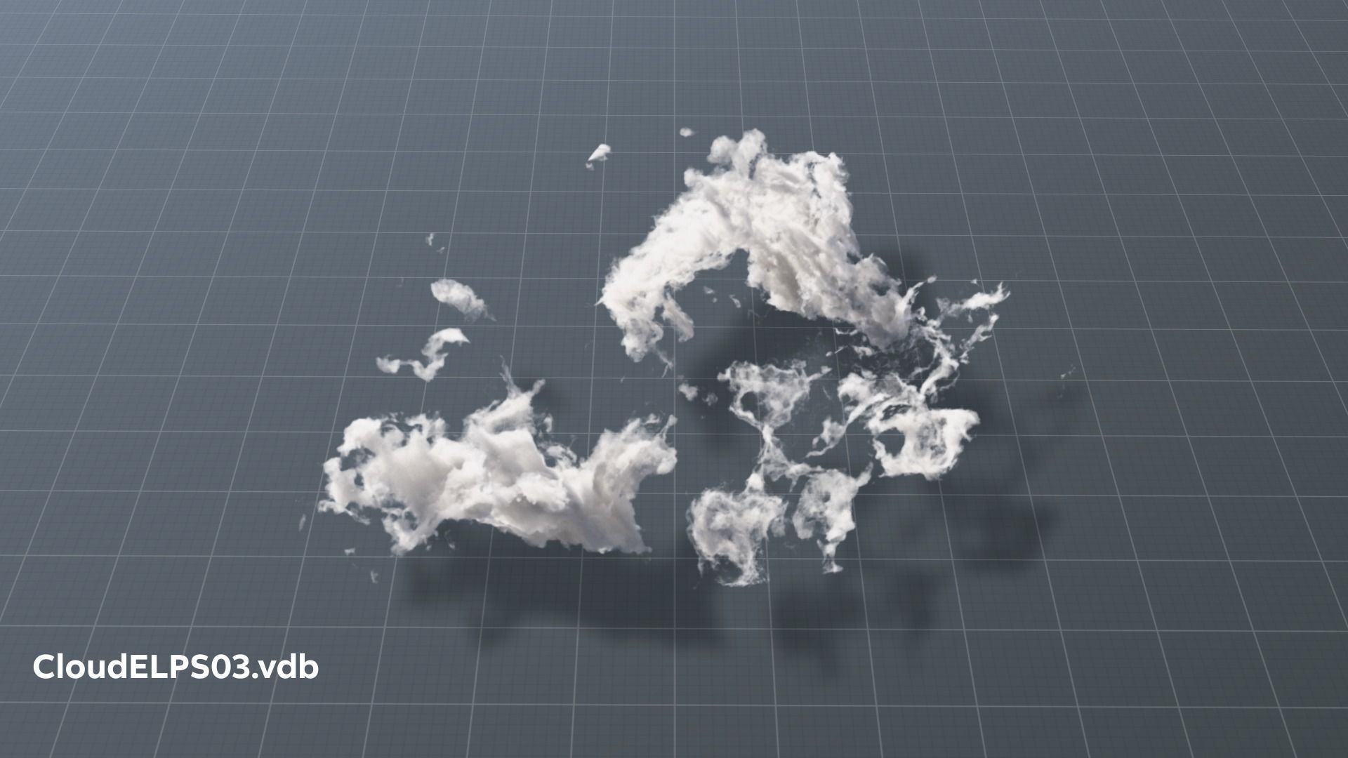 Volumetric clouds set  40 vdb files for render in vray corona 3D model_3